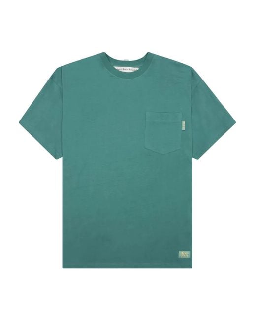 Advisory Board Crystals T-Shirt Met Opgestikte Zak En Korte Mouwen in het Green voor heren
