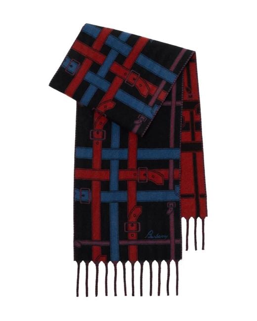Sciarpa Belt Check di Burberry in Black