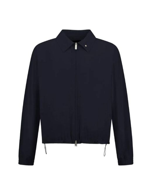 Chaqueta Con Cremallera Laminar de color Blue