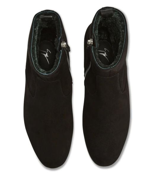 Giuseppe Zanotti Black Ron Boots for men