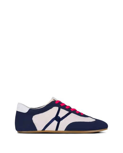 Veronica Beard Blue Riviera Panelled Sneakers