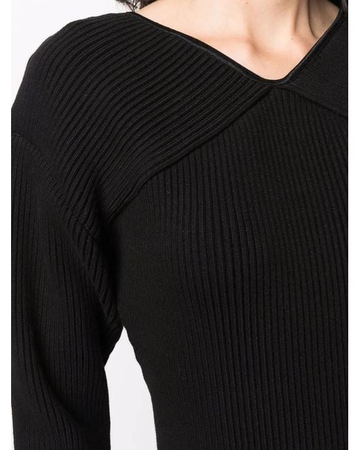 Abito Con Scollo A V di Rodebjer in Black