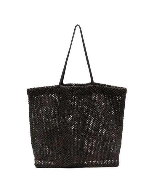 The Row Black Barn Tote Bag