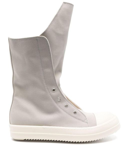 Rick Owens Natural Extended-tongue Sneaker Boots for men