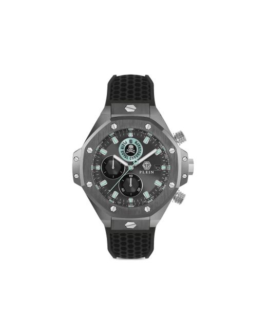 Orologio Chrono Royal 46Mm di Philipp Plein in Black da Uomo