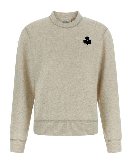 Isabel Marant White Maurine Sweatshirt mit rundem Ausschnitt