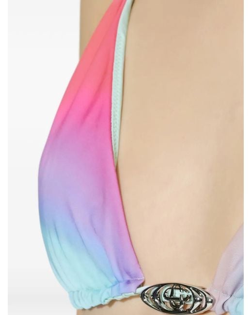 Casablanca Blue Gradient Bikini Top