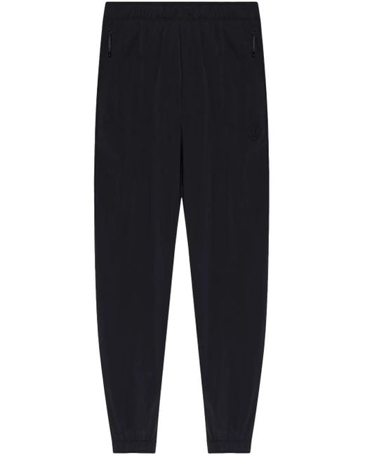 Moncler Blue Technical Zip-Pocket Trousers for men