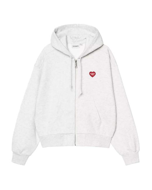 Sudadera con capucha y logo Carhartt de color White