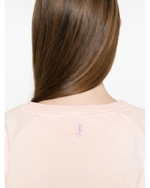 Deha Pink Crew-Neck Sweatshirt