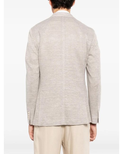 Boglioli White Linen K-Jacket for men