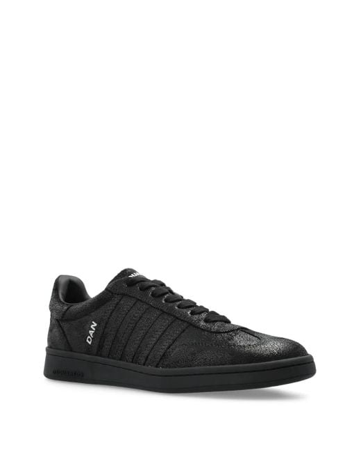 DSquared² Black Baskets En Cuir for men