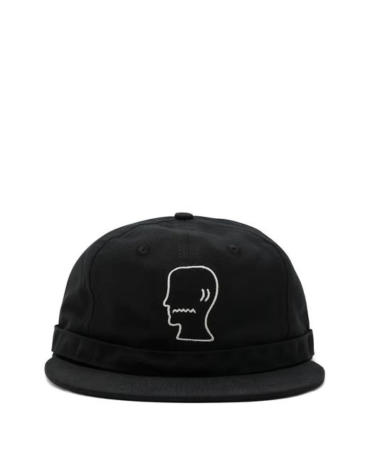 Brain Dead Black Embroidered Cap for men