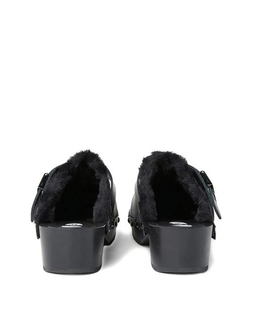 Honey Fucking Dijon Black Studded Mules