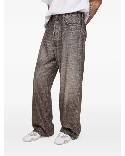 Acne Gray Jean À Effet Délavé