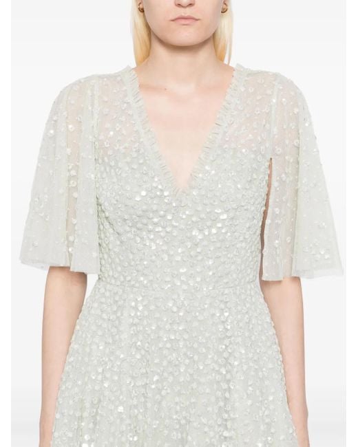 Needle & Thread Leila Jurk in het White