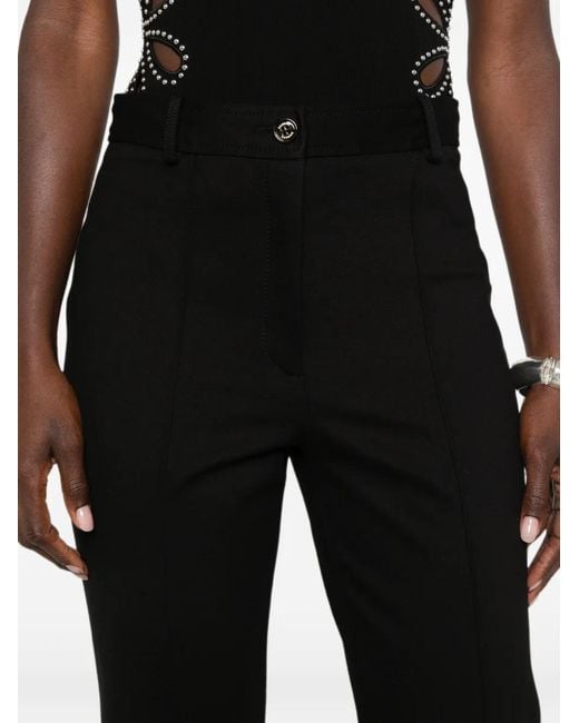 Sandro Black Pintuck-Detail Trousers