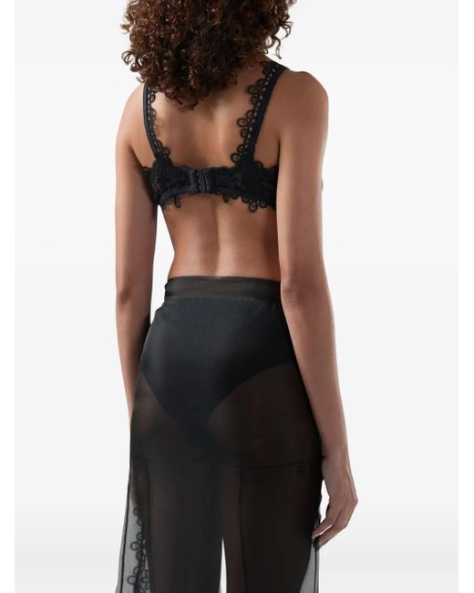 Gcds Black Lace Bralette Bras