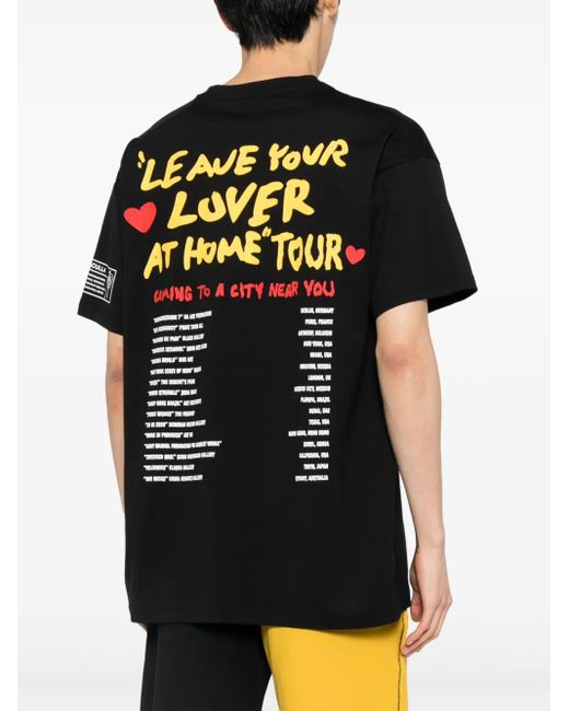 Haculla Black Helga Graphic-Print T-Shirt for men