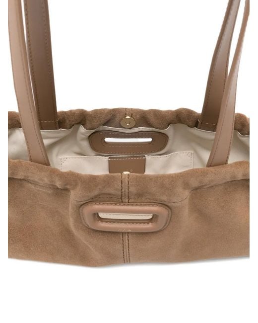 Maje Natural Heart-Charm Shoulder Bag