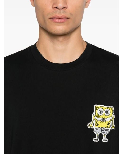 Iceberg X SpongeBob SquarePants T-Shirt in Black für Herren