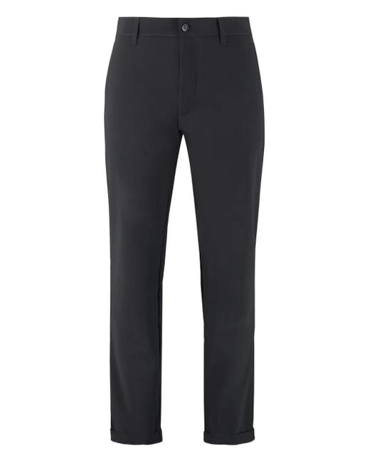 THE (Alphabet) Blue Tailored Cuffed Trousers for men