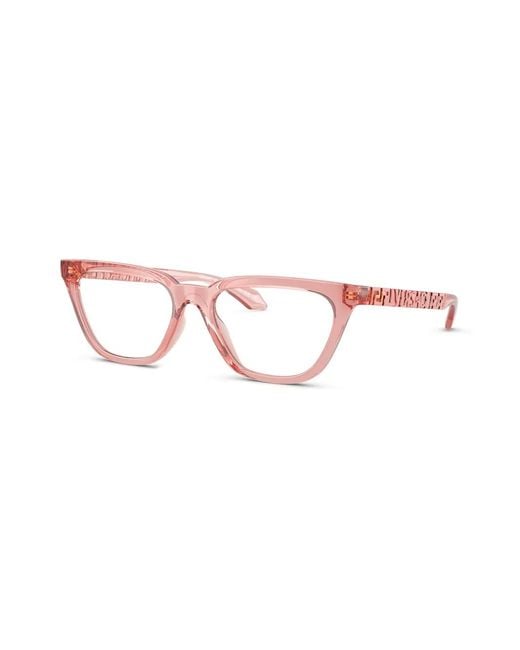 Versace Pink Greca Glasses