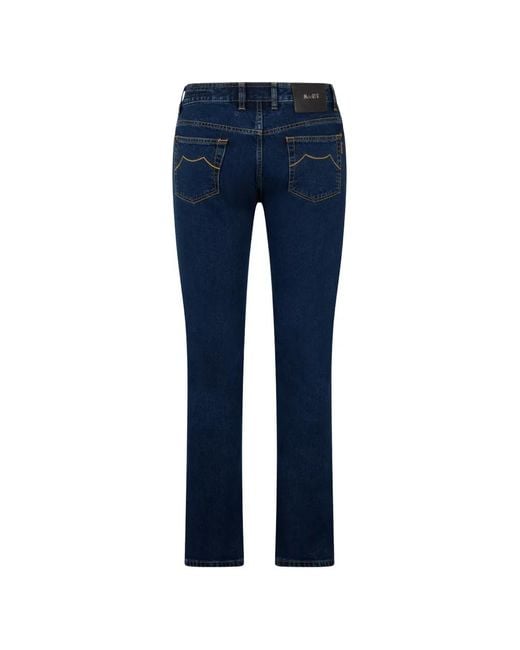 Moorer Blue Five-Pockets Jeans for men