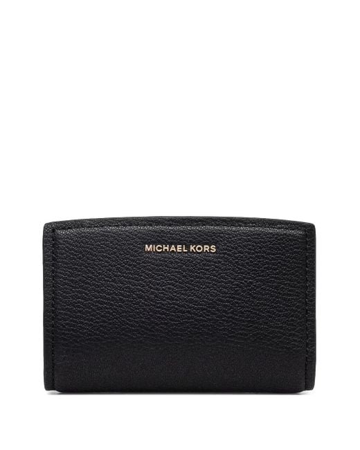 MICHAEL Michael Kors Black Textured Leather Wallet