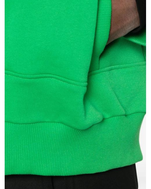 Notrainproof Green Drop-Shoulder Sweatshirt for men