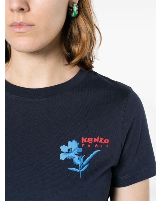 KENZO Katoenen T-shirt in het Blue
