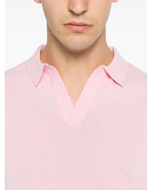 Mc2 Saint Barth Pink Short-Sleeve T-Shirt for men