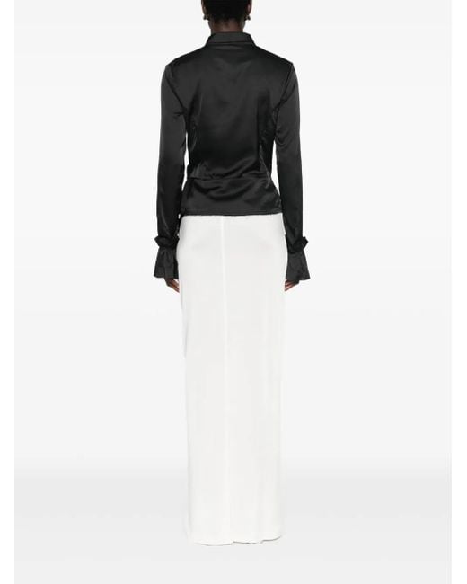 OTTOLINGER Black Hemd Mit Volants