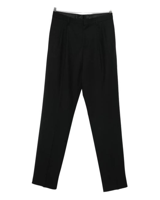 Lardini Black Pleated Trousers for men
