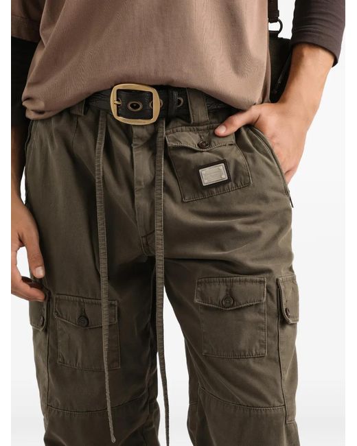 Dolce & Gabbana Green Cargo Pants for men