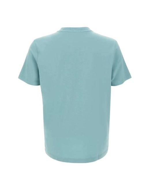 Boss Blue Logo-Print Short-Sleeve T-Shirt for men