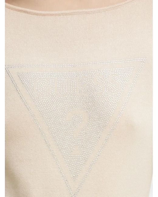 Guess White Long-Sleeved T-Shirt