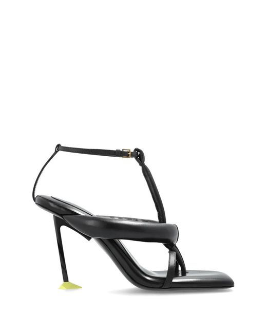 Givenchy White Boudoir Padded Ankle-Strap Sandals
