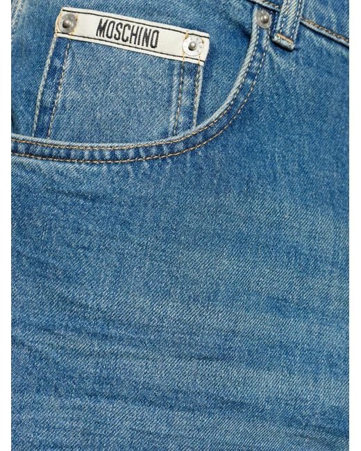 Moschino Blue Pocket Jeans for men