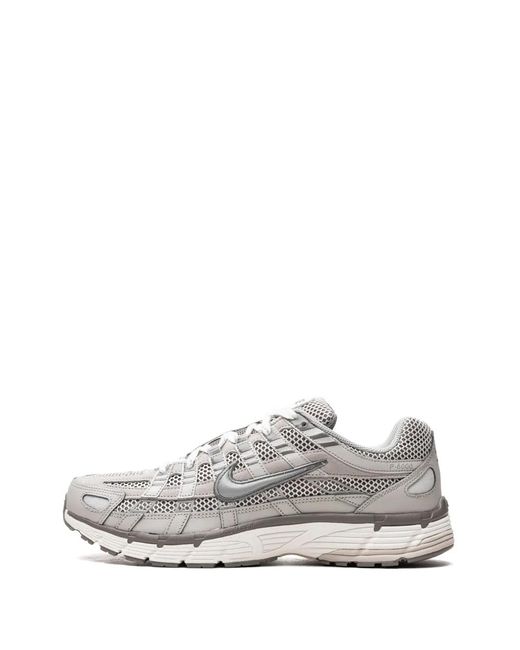 Nike White P-6000 "Light Iron Ore" Sneakers