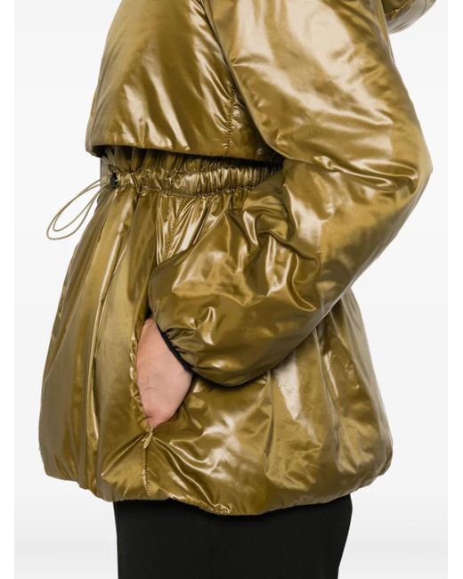Herno Green Drawstring-Waist Parka