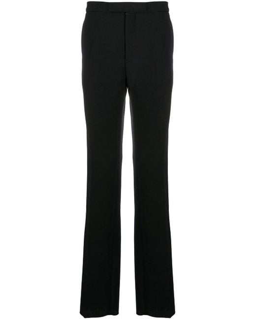 Raf Simons Black Side Bands Tailored Trousers for men