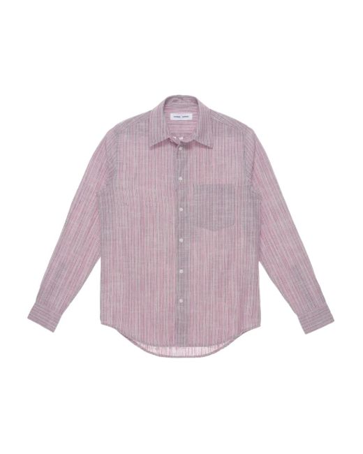 Camisa a rayas Samsøe & Samsøe de hombre de color Purple