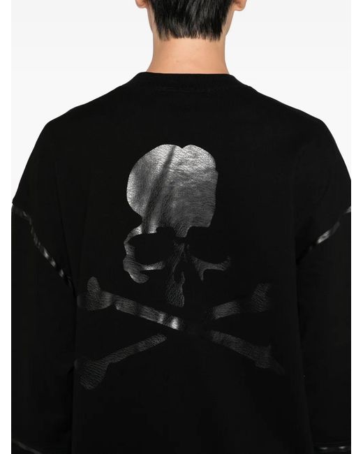 Mastermind Japan Sweater Met Logoprint in het Black voor heren