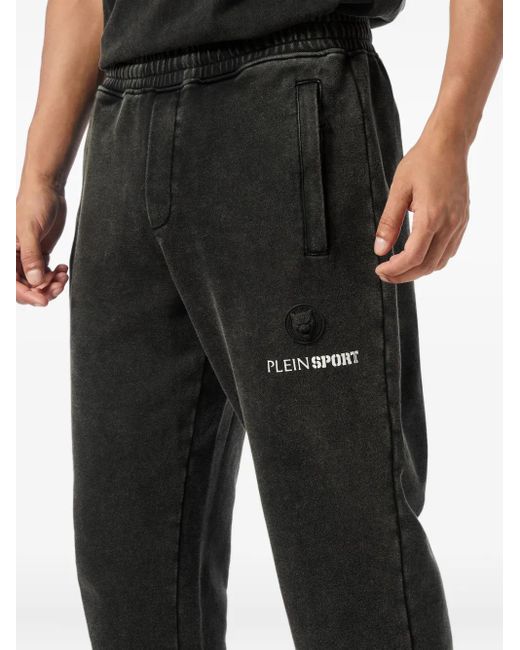 メンズ Philipp Plein ロゴ トラックパンツ Black