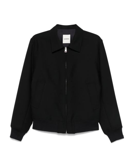 Sandro Jacke Mit Reißverschluss in Black für Herren