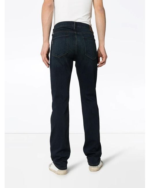PAIGE Blue Normandie Straight Leg Jeans for men