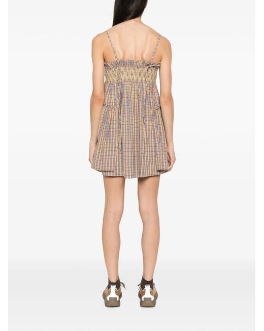 Damson Madder Natural Lilo Mini Dress