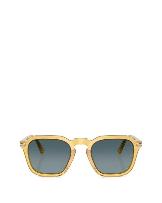 Persol Blue Square-Frame Sunglasses