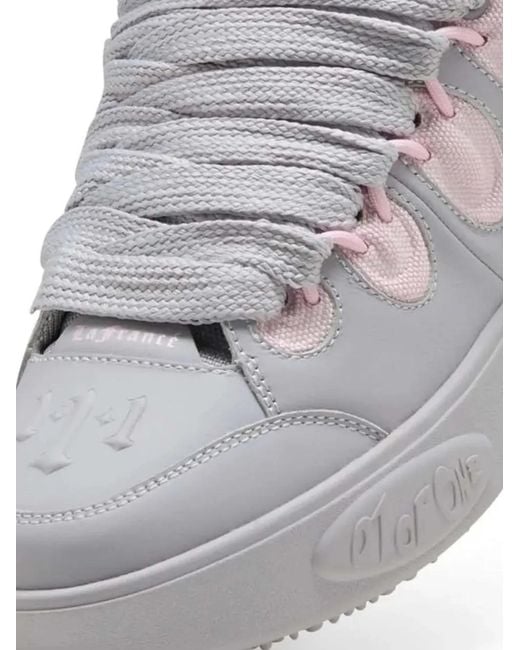 PUMA Gray La Francé Lace-Up Sneakers